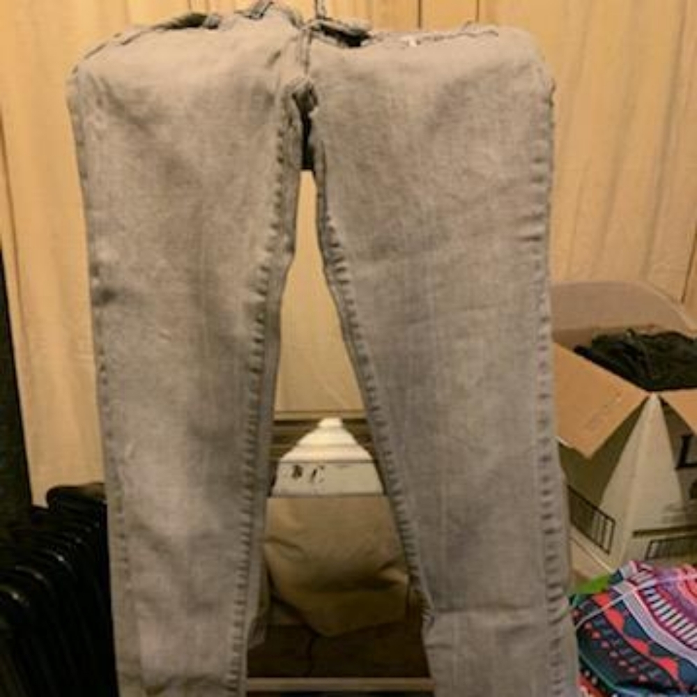 Gray Miley Cyrus Jeans Max Azria